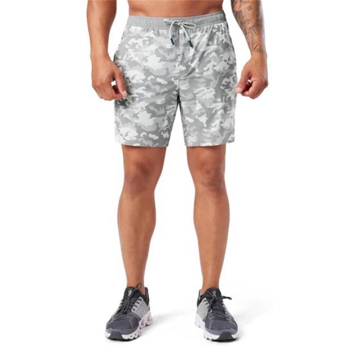 ネイサン Nathan 【 Performance Running Shorts Men Grey Camo 】 パフォーマンス ショーツ メンズ 灰色 グレー カモ柄|スニケス