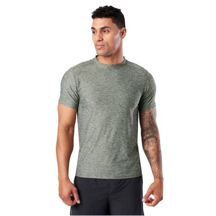 ネイサン Nathan 【 Qualifier Short-Sleeve Performance Running Top Men Forest Green 】 パフォーマンス メンズ フォレスト green 緑・グリーン|スニケス