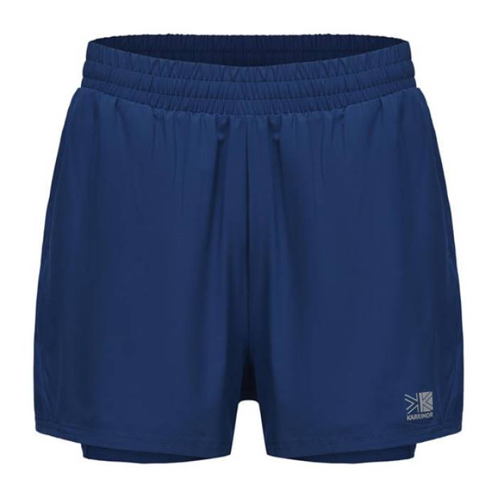 Karrimor 【 2 In 1 Running Shorts Womens Women Navy 】 ショーツ レディース レディース 紺色 ネイビー