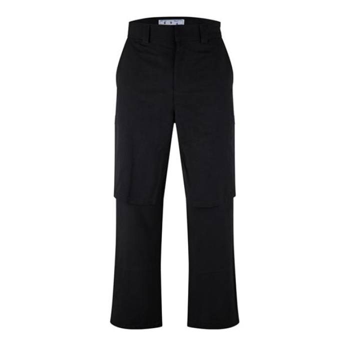 Off White 【 Men's Pant, Versatile Design Trousers Men Black 】 メンズ メンズ 黒色 ブラック|スニケス