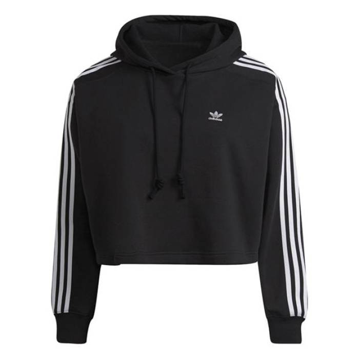 アディダス Adidas Originals 【 Cropped Hoodie Womens Women Black 】 フーディー パーカー レディース レディース 黒色 ブラック|スニケス