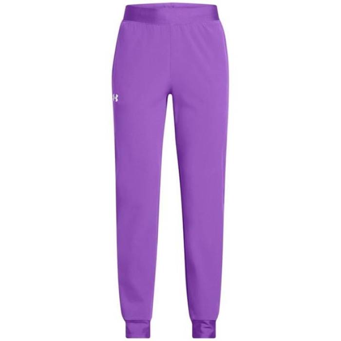 アンダーアーマー Under Armour 【 Armoursport Woven Performance Tracksuit Bottom Kids Purple 】 Woven ウーブン パフォーマンス ズボン ボトムス ジュニア キッズ Purple 紫・パープル