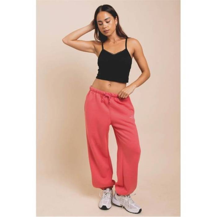 デイジーストリート Daisy Street 【 La Joggers Women Bright Pink 】 ロサンゼルス ジョガーパンツ レディース pink ピンク