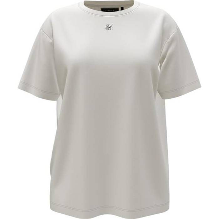 シックシルク Siksilk 【 Oversized Boyfriend T-Shirt Women White 】 ティーシャツ レディース 白いこと 白いこと