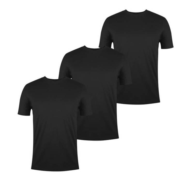 Donnay 【 Three Pack V Neck T Shirt Mens Men Black 】 メンズ メンズ 黒いこと 黒いこと