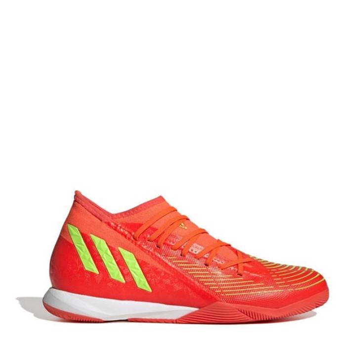 アディダス Adidas 【 Predator Edge .3 Unisex Indoor Football Trainers Men Red/Green/Blk 】 プレデター フットボール シューズ スニーカー メンズ Red 赤・レッド green 緑・グリーン
