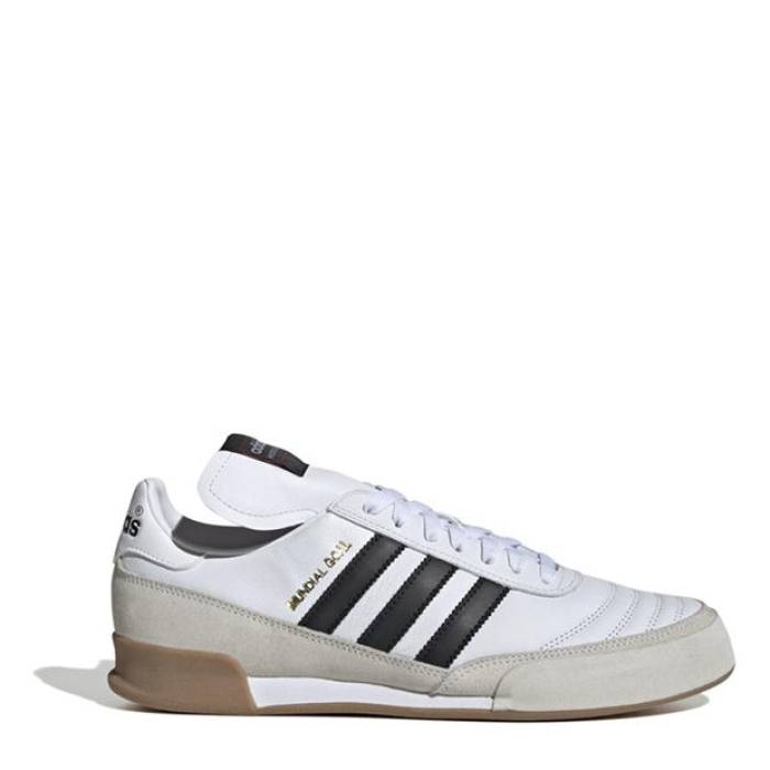 アディダス Adidas 【 Mundial Goal Shoes Adults Men White/Black 】 シューズ 運動すること靴 メンズ 白いこと 白いこと 黒いこと 黒いこと