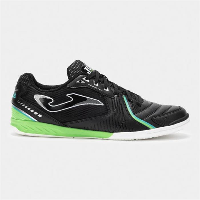 ホマ Joma 【 Dribling 721 Indoor Football Trainers Men Black/Green 】 蹴球 シューズ スニーカー メンズ 黒いこと 黒いこと green 緑・緑であること