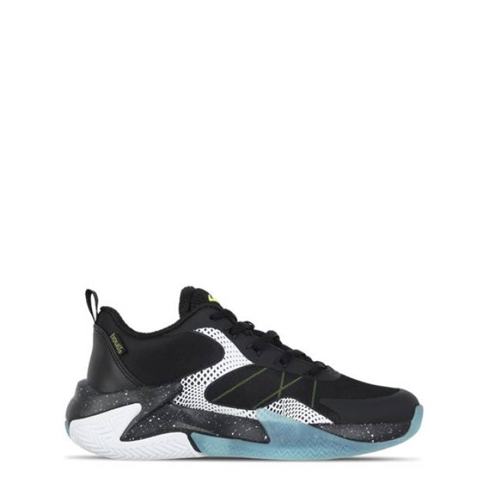 Everlast 【 Basketball Trainers Kids Black Print 】 バスケットボール シューズ スニーカー ジュニア キッズ 黒色 ブラック｜スニケス