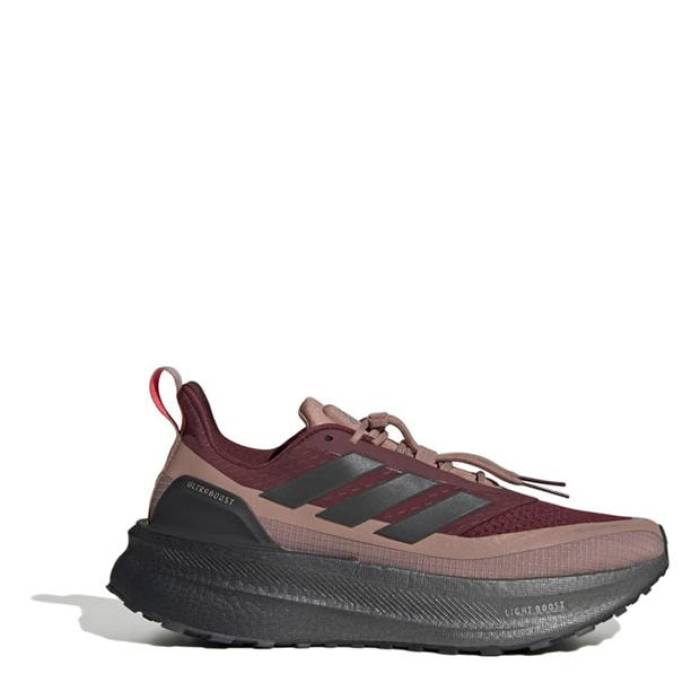 アディダス Adidas 【 Ultraboost Road Running Shoes Womens Women Shadow Red/Blk 】 シューズ 運動すること靴 レディース レディース シャドー・シャドウ Red 赤・赤いこと