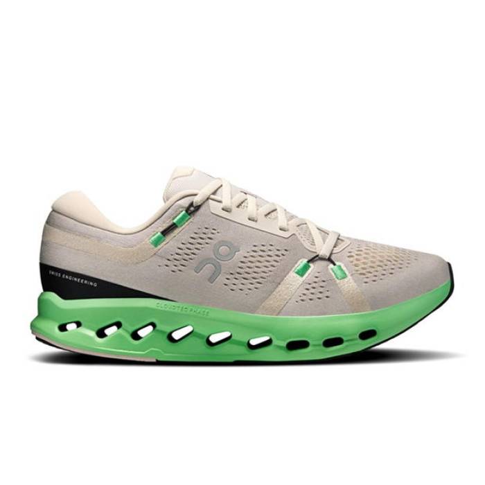 オン On 【 Cloudsurfer 2 Running Shoes Mens Men Truffle/Green 】 シューズ 運動すること靴 メンズ メンズ green 緑・緑であること
