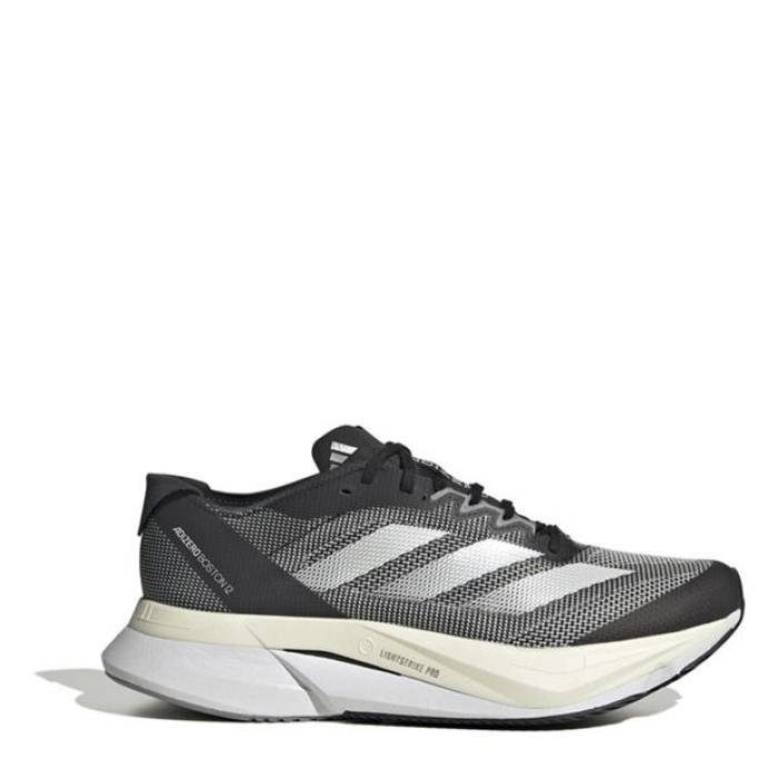 アディダス Adidas 【 Adizero Boston 12 Road Running Shoes Womens Women Black/White 】 アディゼロ 豆の町 シューズ 運動すること靴 レディース レディース 黒いこと 黒いこと 白いこと 白いこと