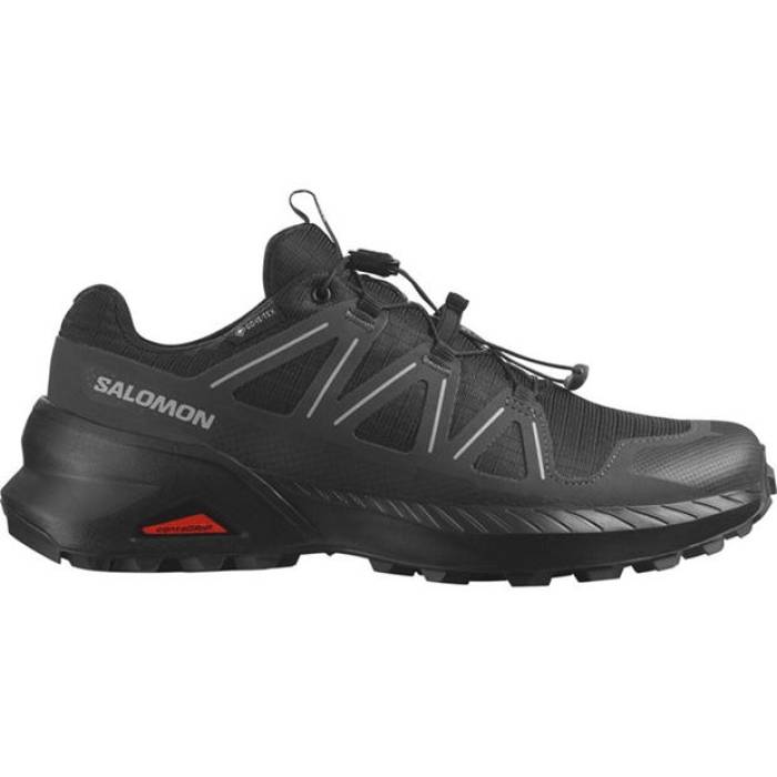 サロモン Salomon 【 Speedcross Peak Goretex Ladie\u0027s Trail Running Shoes Women Black/Black 】 ゴアテックス シューズ 運動すること靴 レディース 黒いこと 黒いこと