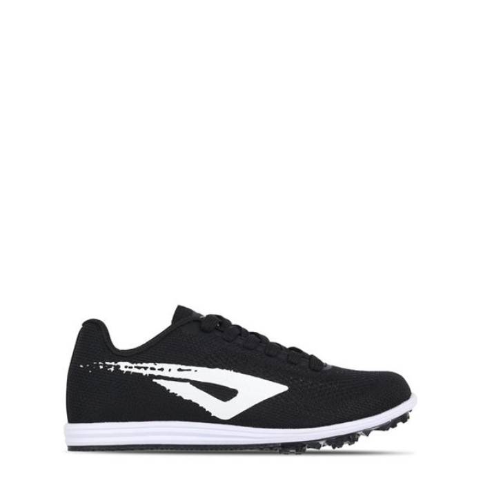 Karrimor 【 Run Juniors Spike Shoes Kids Black/White 】 幽客 シューズ 運動すること靴 お坊っちゃん キッズ 黒いこと 黒いこと 白いこと 白いこと
