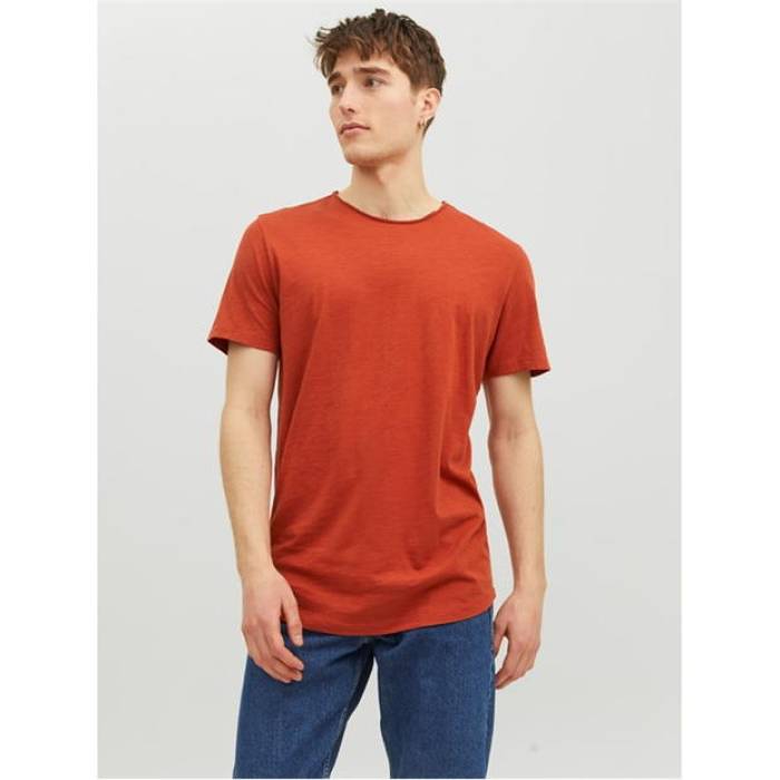 Jack And Jones 【 Short Sleeve T Shirt Men Cinnabar 】 Sleeve 捩り メンズ