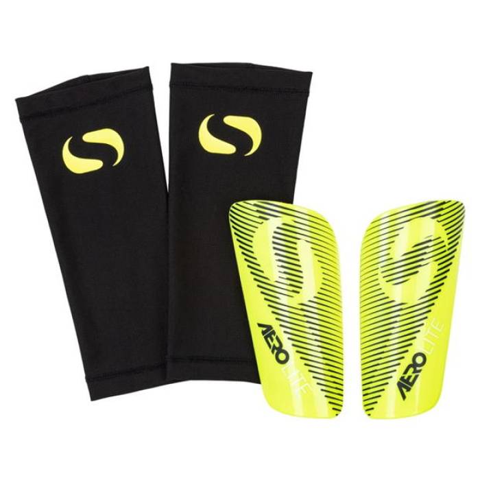 Sondico 【 Aerolite High-Performance Shin Guards Unisex Fluo Yellow 】 ユニ一発やる yellow 黄味がかった・黄色