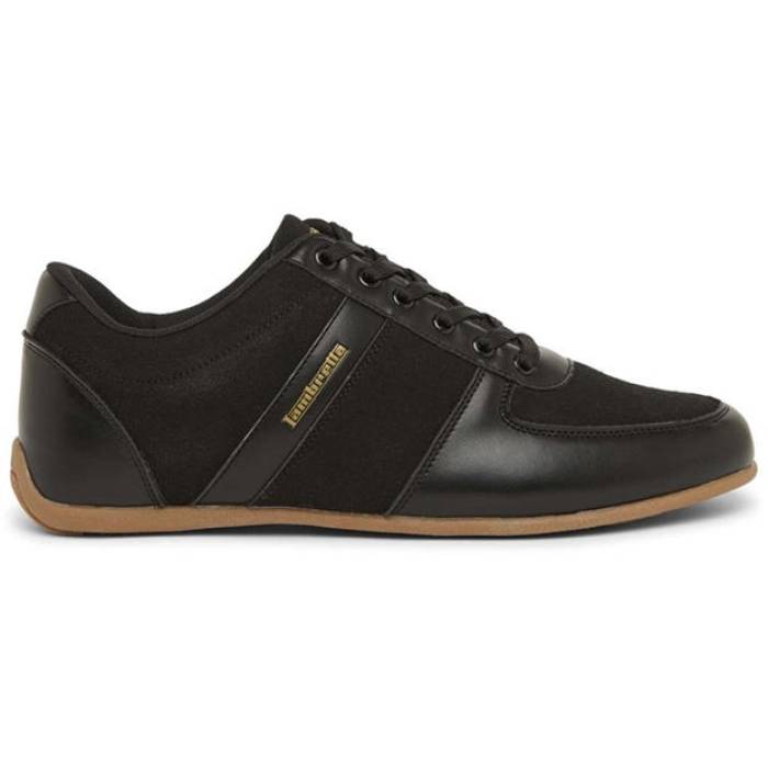 ランブレッタ Lambretta 【 Euro Court Trainers Men Black/Gum 】 コート シューズ スニーカー メンズ 黒色 ブラック