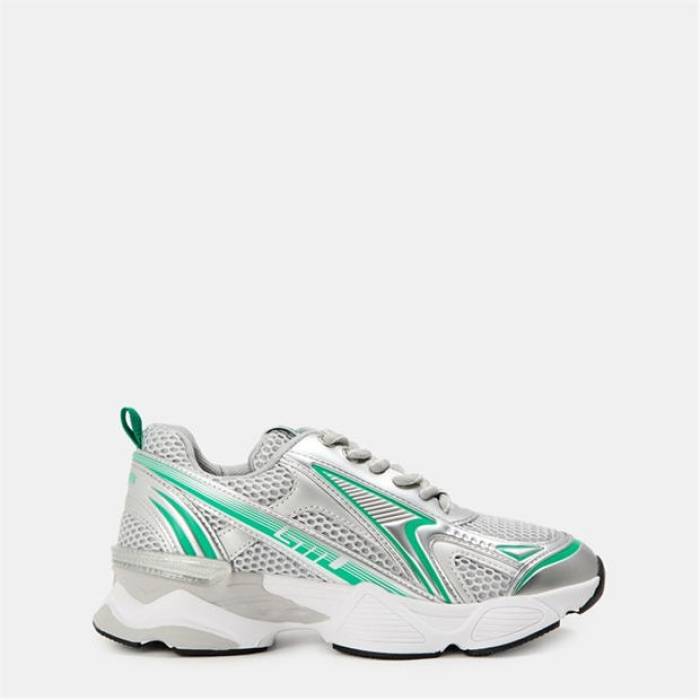 スティーブマデン Steve Madden 【 Women\u0027s Heritage Low-Top Trainers Women Green Multi 】 レディース シューズ スニーカー レディース green 緑・緑であること