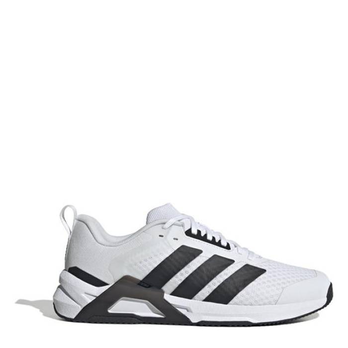 アディダス Adidas 【 Dropset Control Training Shoes Men White/Blk/Red 】 トレーニング シューズ 運動靴 メンズ 白色 ホワイト Red 赤・レッド