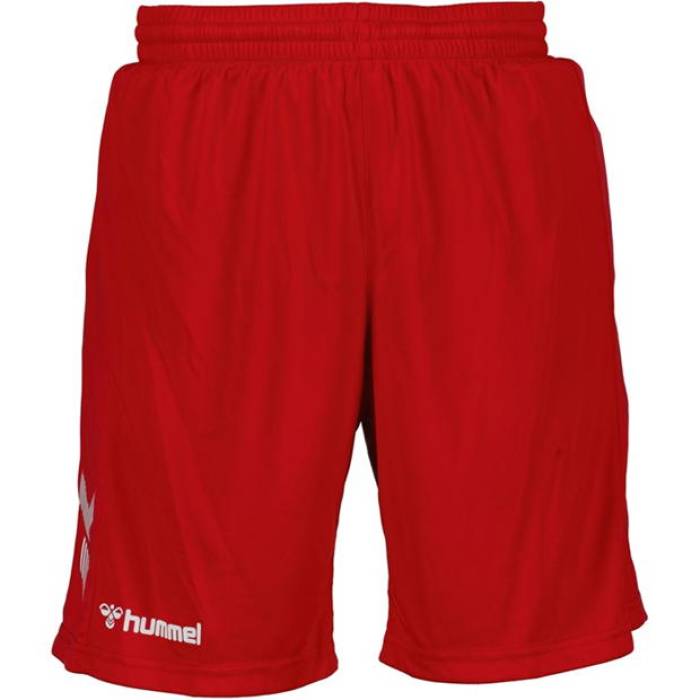 ヒュンメル Hummel 【 Kids\u0027 Football Shorts Kids True Red 】 蹴球 さる股引き お坊っちゃん キッズ Red 赤・赤いこと