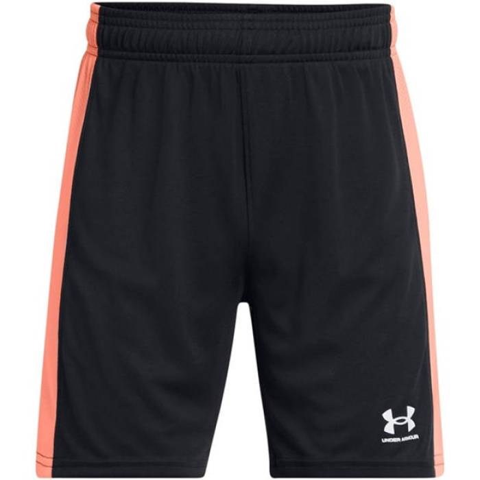 アンダーアーマー Under Armour 【 Armour Ua Challenger Knit Shorts Boys' Kids Black/Flr Orng 】 ニット ショーツ ジュニア キッズ 黒色 ブラック