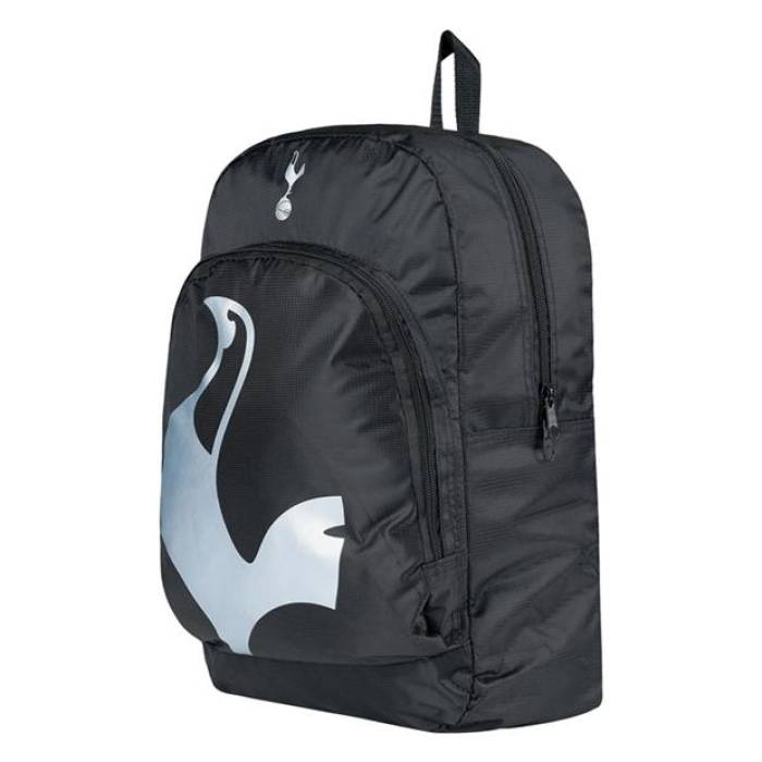 Team 【 Tottenham Hotspurs Backpack Unisex Black 】 うしろ側風呂敷き包み 御徒面子 背嚢 ユニ一発やる 黒いこと 黒いこと