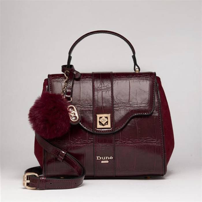 デューンロンドン Dune London 【 Women's Dassios Top Handle Bag Women Burgundy 】 レディース バッグ レディース ワイン色・バーガンディー｜スニケス