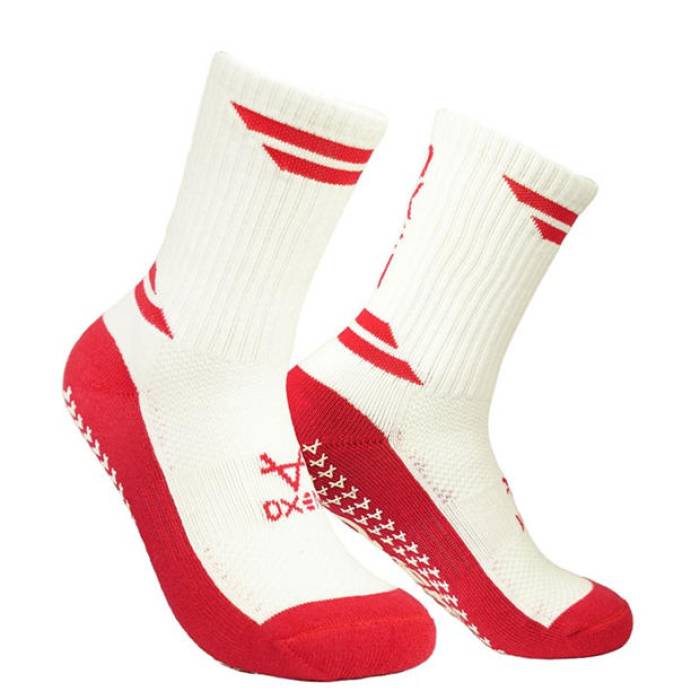 Oxen 【 Rugby Grip Socks Juniors Kids White/Red 】 ラガー 靴下・ソックス お坊っちゃん キッズ 白いこと 白いこと Red 赤・赤いこと