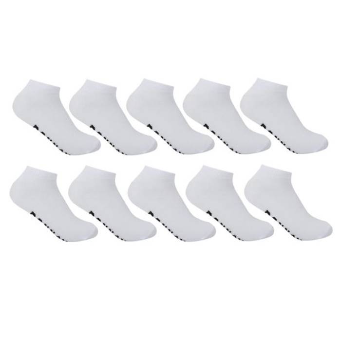 Donnay 【 10 Pack Trainer Socks Men White 】 トレーナー ソックス・靴下 メンズ 白色 ホワイト|スニケス