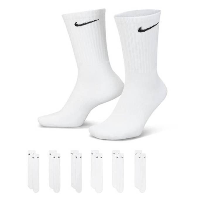 ナイキ Nike 【 6-Pack Everyday Cushioned Training Crew Socks Kids White/Black 】 形づくる 労働者の一団 靴下・ソックス 御坊っちゃん キッズ 白いこと 白いこと 黒いこと 黒いこと 靴下-キッズ・ベビー・マタニティ