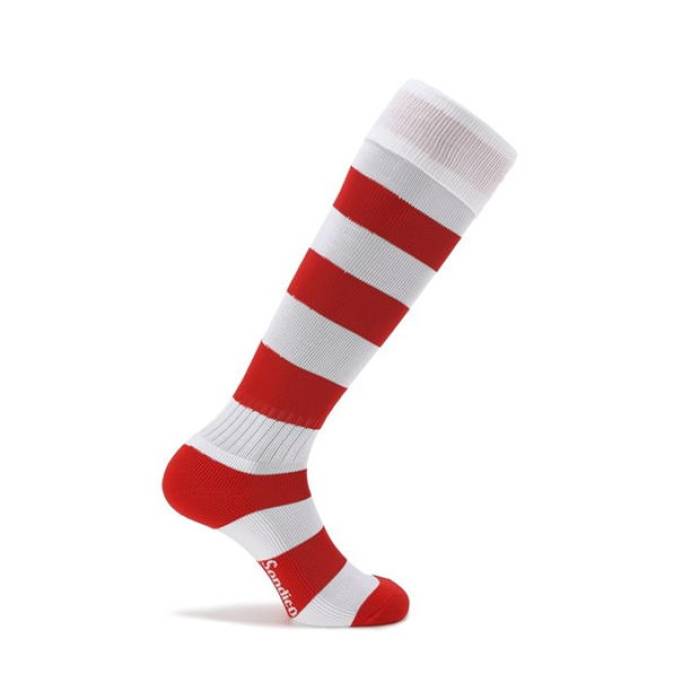 Sondico 【 Football Socks Mens Men Red/White 】 フットボール ソックス・靴下 メンズ メンズ Red 赤・レッド 白色 ホワイト