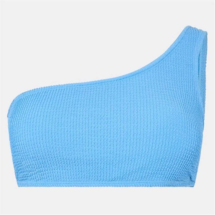 ジャック ウィルス Jack Wills 【 Asymmetric Crinkle Bikini Top Women Marina 】 レディース