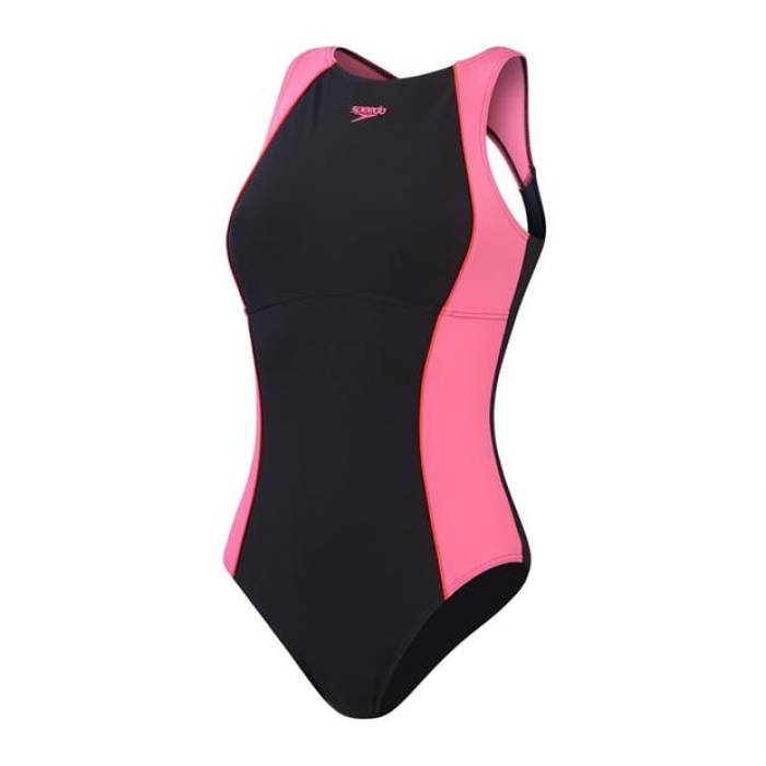 機敏さ Speedo 【 One Piece Swimsuit Women Blue/Pink 】 水泳着 レディース 青碧 青碧 pink サクラ色
