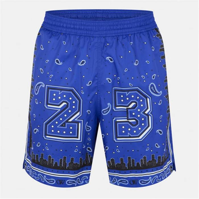 Off White 【 Men's Swim Shorts Men Nautical Blu 】 メンズ ショーツ メンズ