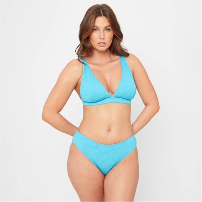 Be You 【 Textured Bikini Bottoms Women Aqua 】 ズボン ボトムス レディース アクア