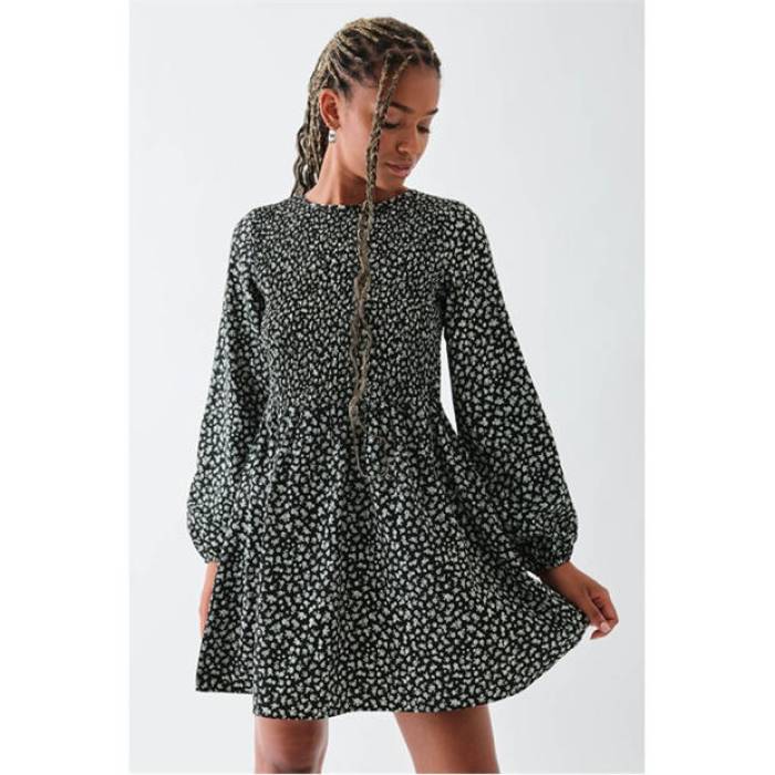デイジーストリート Daisy Street 【 Women\u0027s Smock Dress Women Black 】 レディース 御召しもの レディース 黒いこと 黒いこと