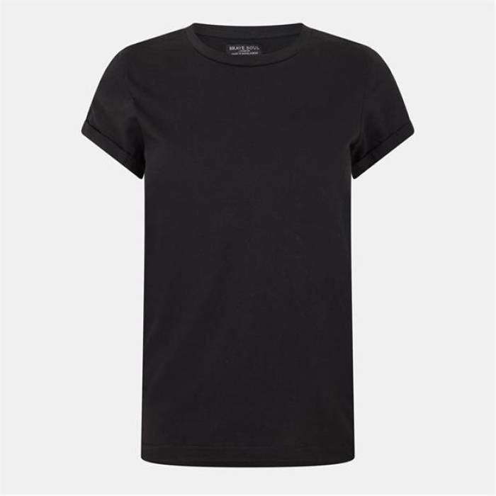 ブレイブソウル Brave Soul 【 With Roll Up Cuffs Women Black 】 レディース 黒いこと 黒いこと