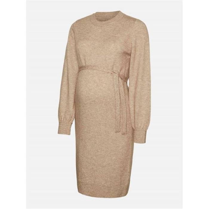 ママリシャス Mamalicious 【 Mama Mini Dress Women Natural Melange 】 御召しもの レディース 自然的