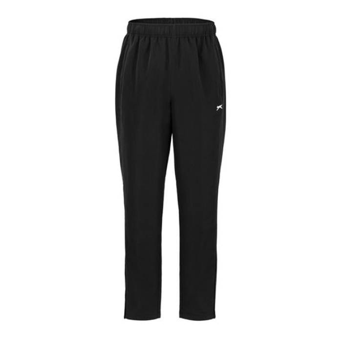 Slazenger 【 Open Hem Woven Sweatpants Mens Men Black 】 Woven ウーブン ロングタイツ メンズ メンズ 黒色 ブラック