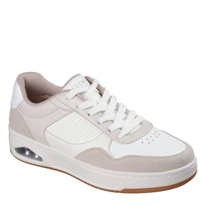 スケッチャーズ Skechers 【 Uno Court Trainers Men Moonlight/White 】 厚地の外套 シューズ スニーカー メンズ 白いこと 白いこと