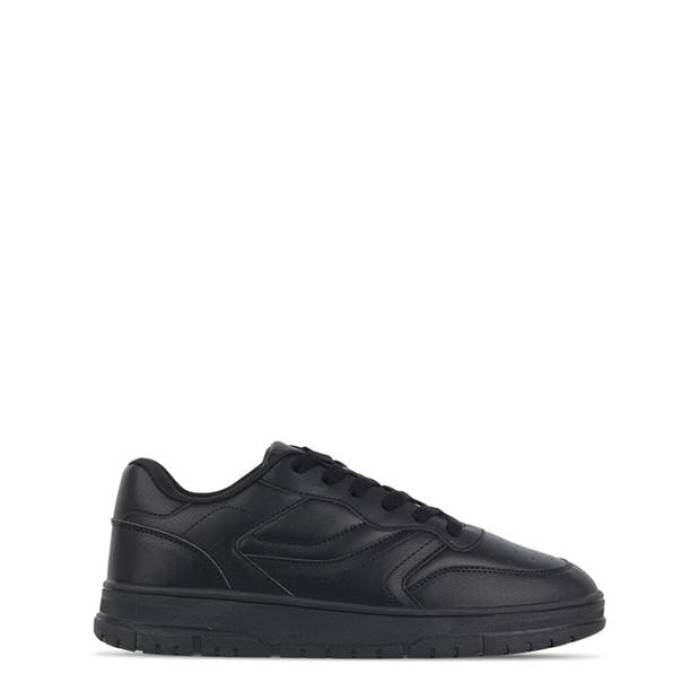 Fabric 【 Court Trainers Men Black 】 コート シューズ スニーカー メンズ 黒色 ブラック