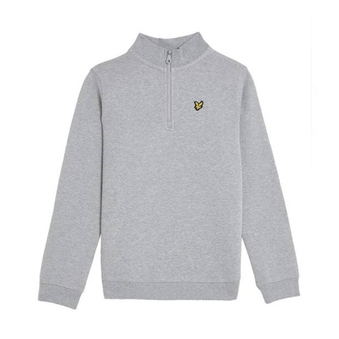 Lyle And Scott 【 Kids\u0027 Quarter Zip Fleece Kids Light Grey D24 】 フリース お坊っちゃん キッズ 薄墨色 薄墨色