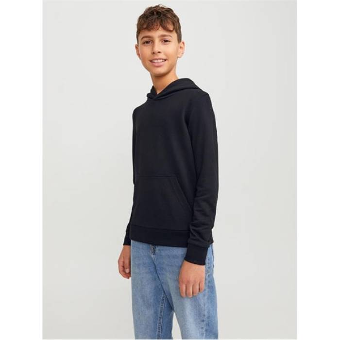 Jack And Jones 【 Bradley Hoodie Kids Black 】 フーディー パーカー ジュニア キッズ 黒色 ブラック｜スニケス