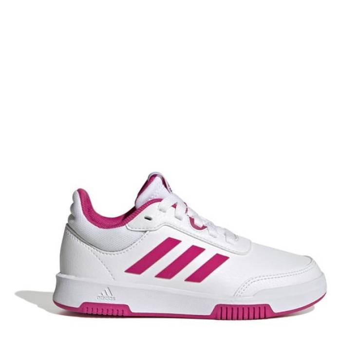 アディダス Adidas 【 Tensaur 3 Junior Girls Trainers Kids White/Pink 】 シューズ スニーカー ジュニア キッズ 白色 ホワイト pink ピンク｜スニケス