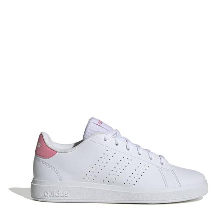 アディダス Adidas 【 Advantage Base 2.0 Shoes Kids Kids White/Pink 】 シューズ 運動靴 ジュニア キッズ 白色 ホワイト pink ピンク
