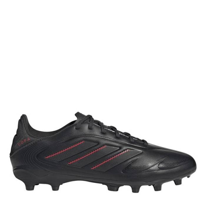 アディダス  【 Copa Pure 3 League Childrens Firm Ground Football Boots Kids Black/Grey 】 ピュア フットボール ブーツ ジュニア キッズ 黒色 ブラック 灰色 グレー
