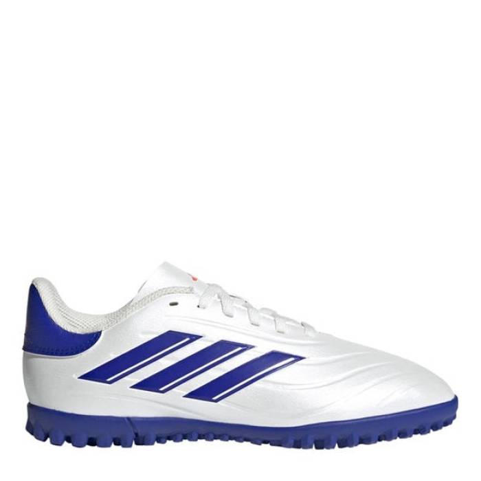 アディダス Adidas 【 Copa Pure 2 Club Tf J Astro Turf Football Boots Unisex Kids Kids White/Blue/Red 】 ピュア クラブ ターフ フットボール ブーツ ジュニア キッズ 白色 ホワイト 青色 ブルー Red 赤・レッド