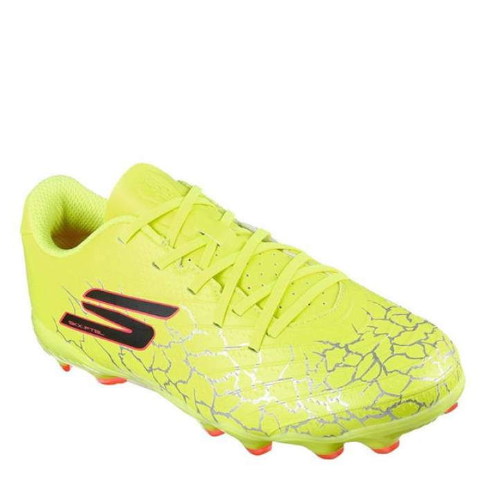スケッチャーズ Skechers 【 Skx 1 Youth Juniors Firm Ground Football Boots Kids Yellow/Black 】 子供用 フットボール ブーツ ジュニア キッズ yellow 黄色・イエロー 黒色 ブラック