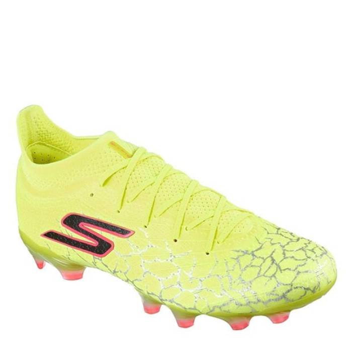 スケッチャーズ Skechers 【 Skx 01 Elite Firm Ground Football Boots Kids Yellow/Black 】 エリート フットボール ブーツ ジュニア キッズ yellow 黄色・イエロー 黒色 ブラック