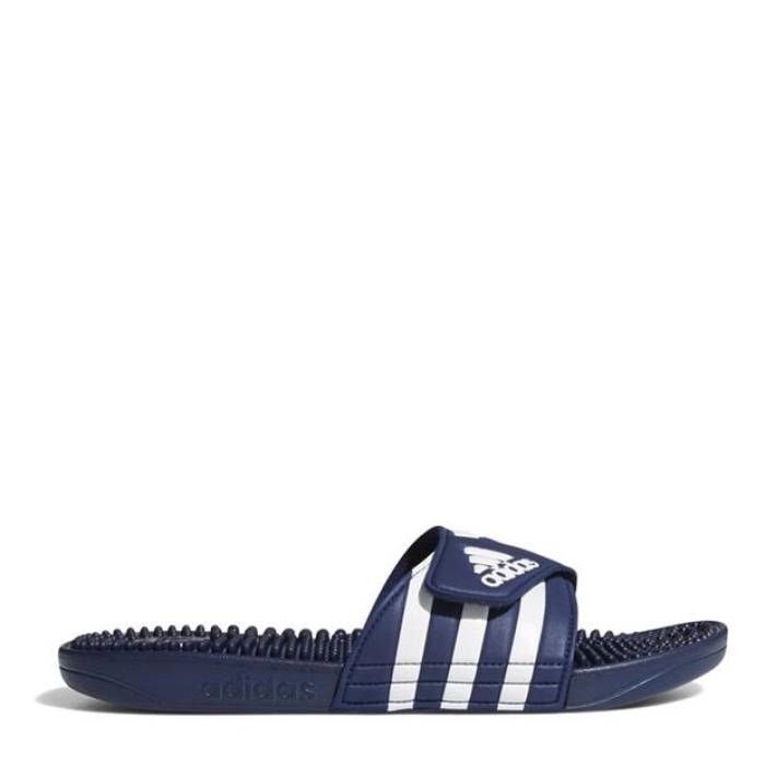 アディダス Adidas 【 Adissage Sliders Womens Women Dark Blue / Cloud White / Dark 】 サンダル レディース レディース 青色 ブルー 白色 ホワイト